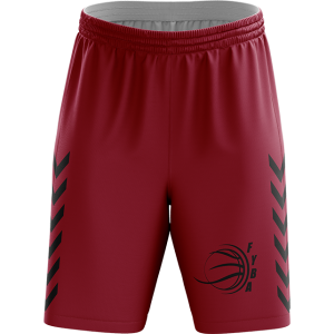 FYBA-2024-RED-Shorts-Front