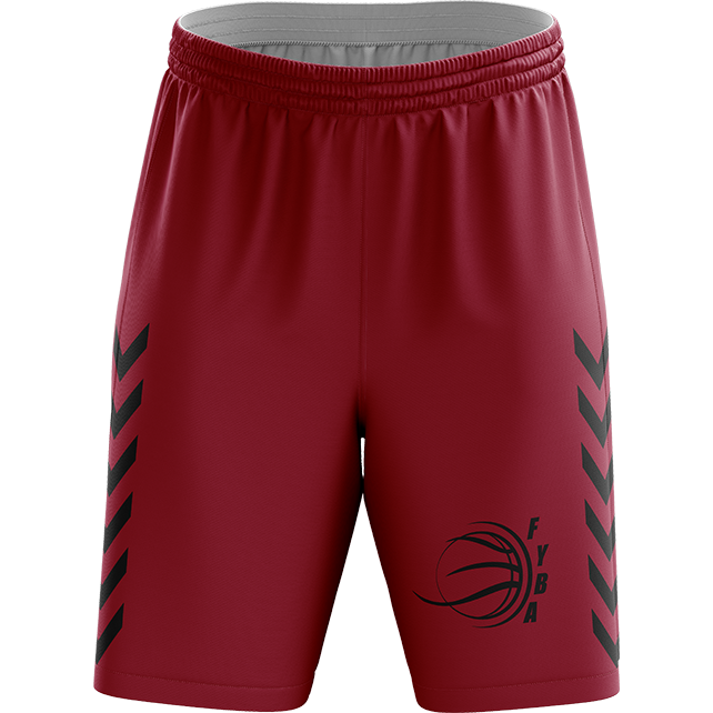 FYBA-2024-RED-Shorts-Front