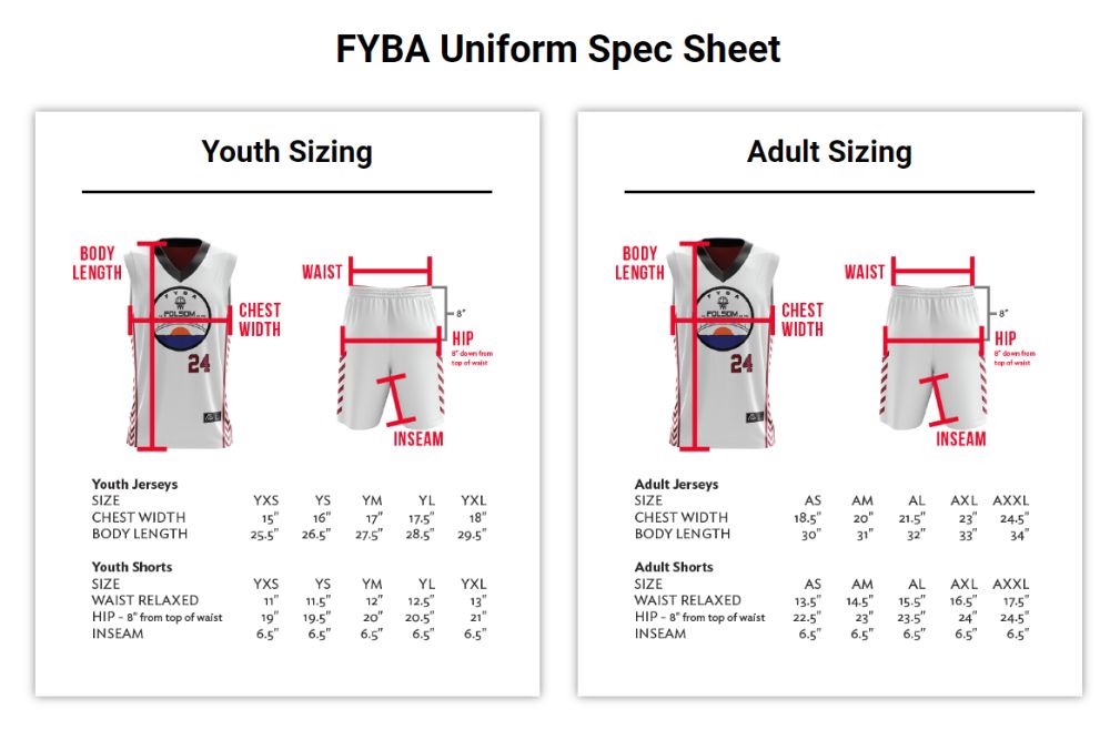 FYBA Spec Sheet